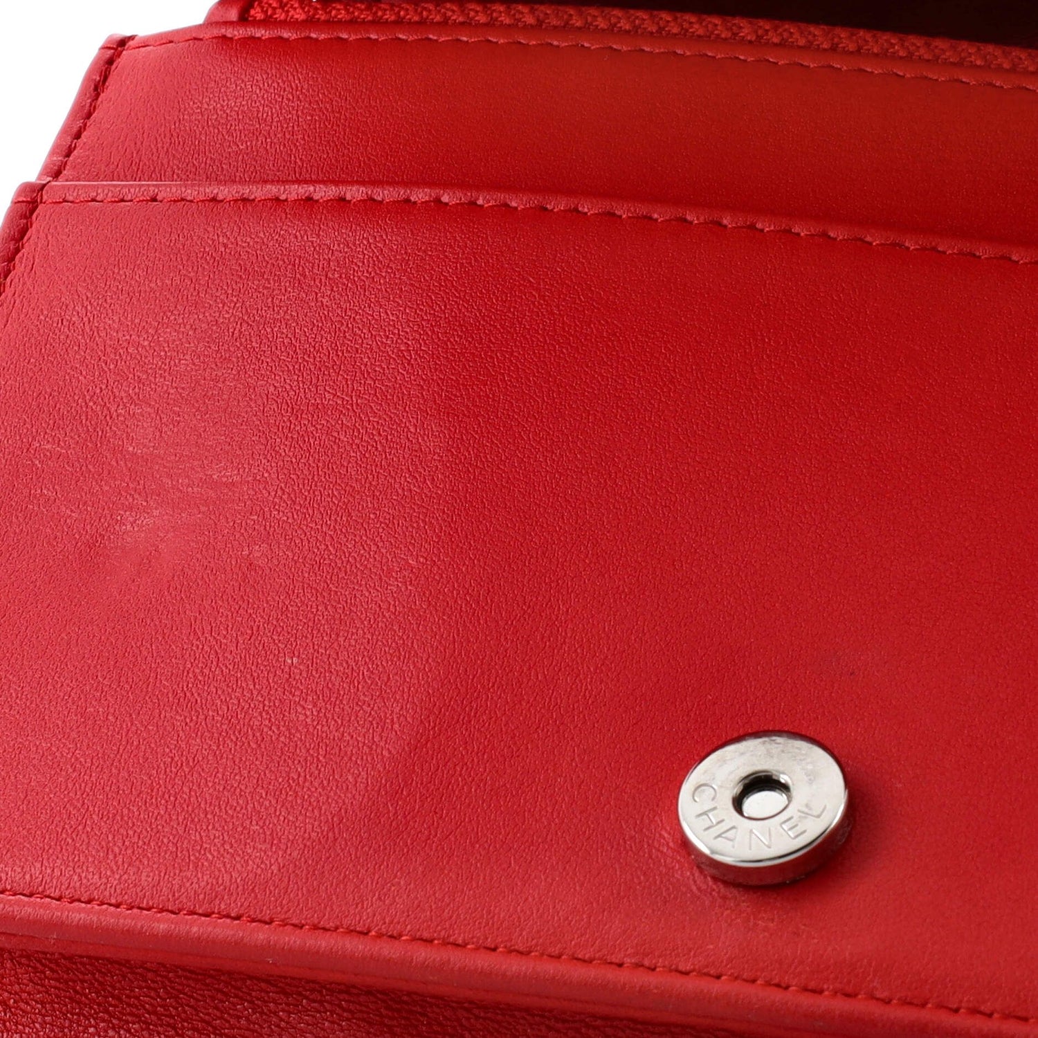 Chanel Wallet On Chain Camellia Lambskin