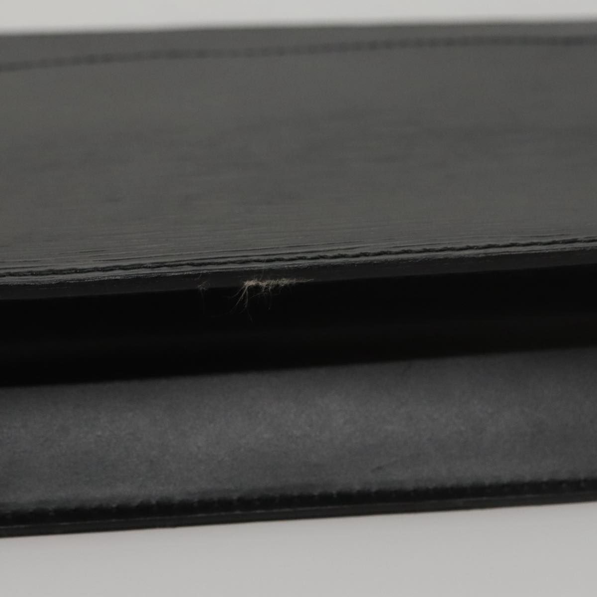 Louis Vuitton Epi Pochette Homme Clutch Bag Black Noir M 52522 Lv Auth