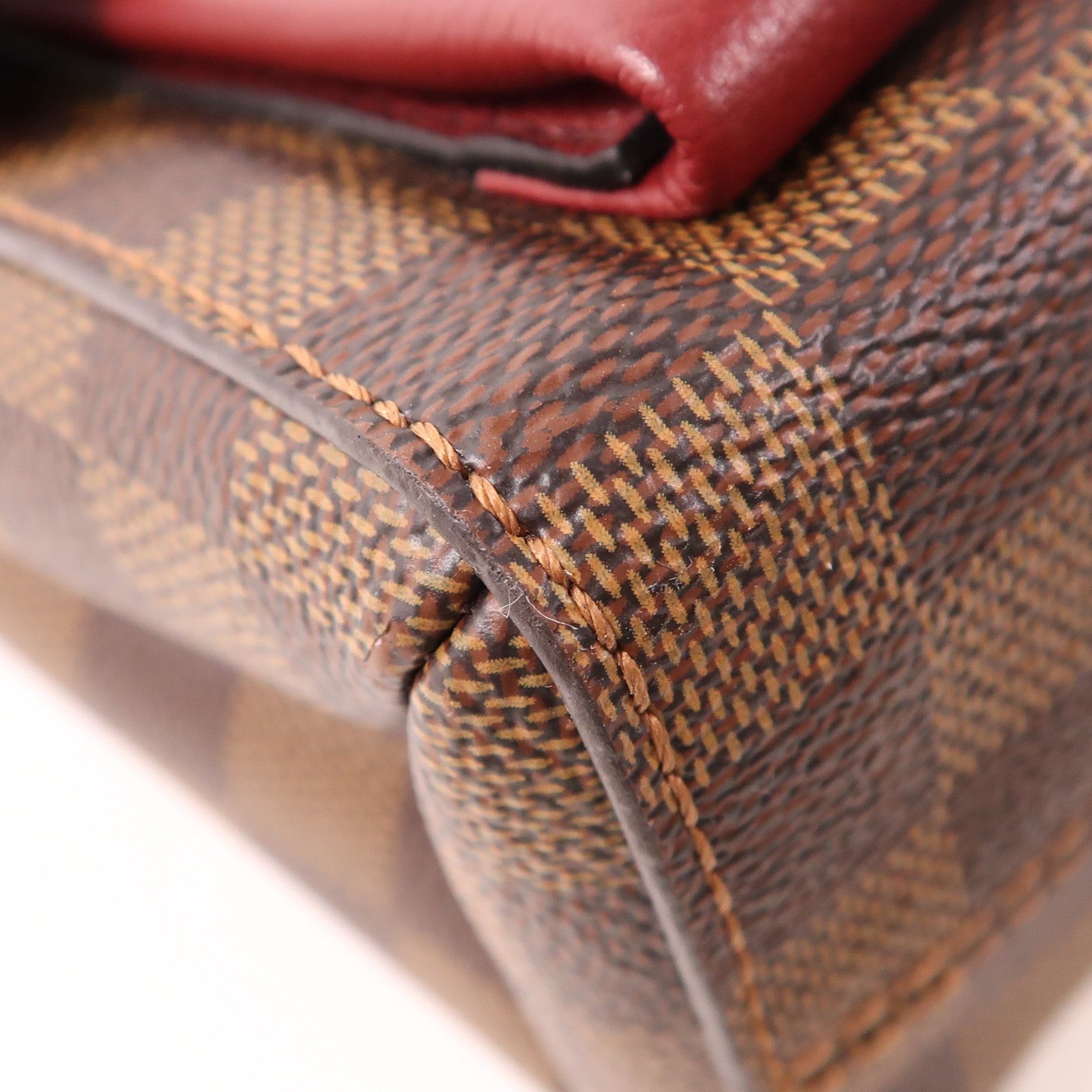 Louis Vuitton Damier Vavin Pm Golden Crosshair Shoulder Bag Ebene Brown Shoulder Bag N 40109