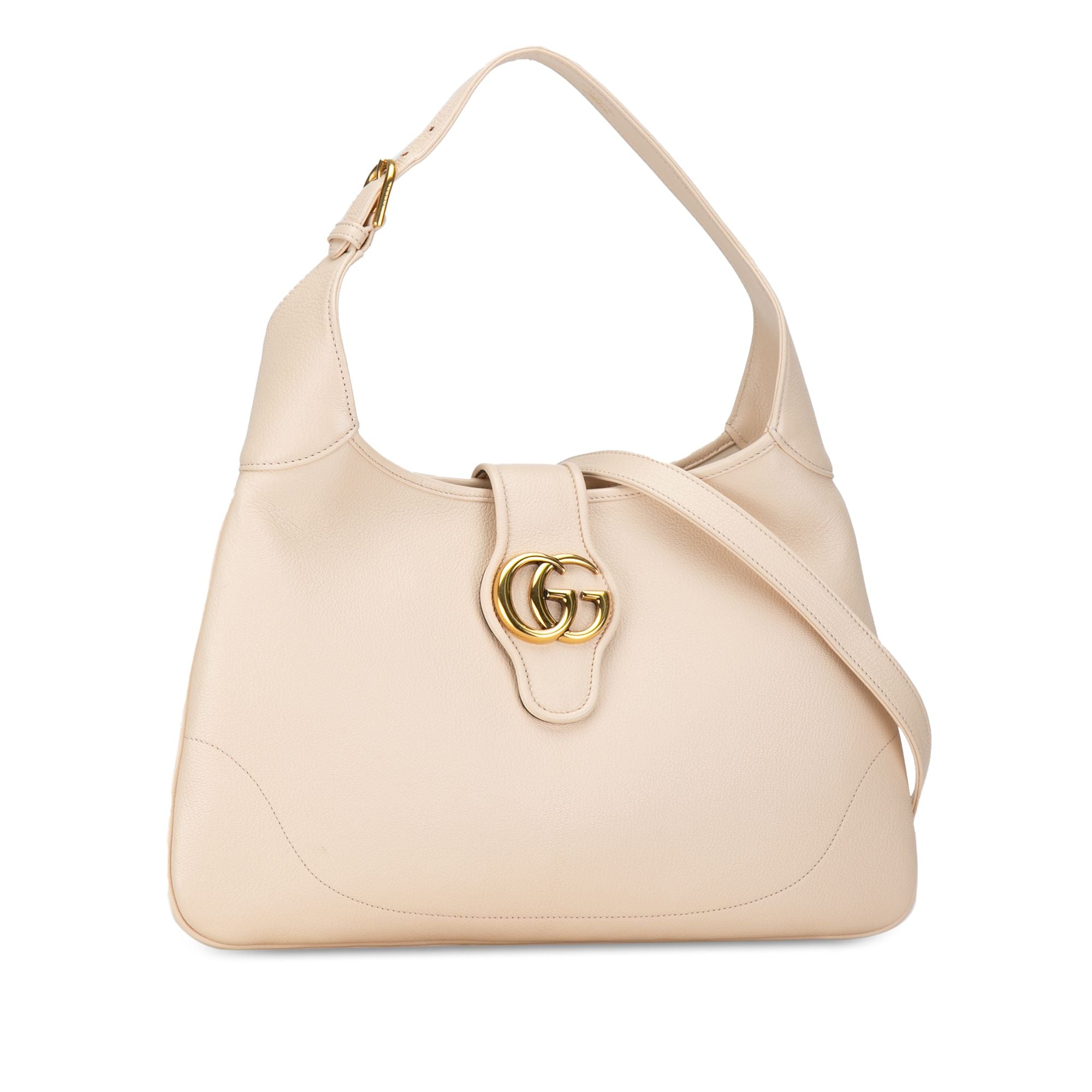 Gucci Medium Leather Aphrodite Crossbody Brown