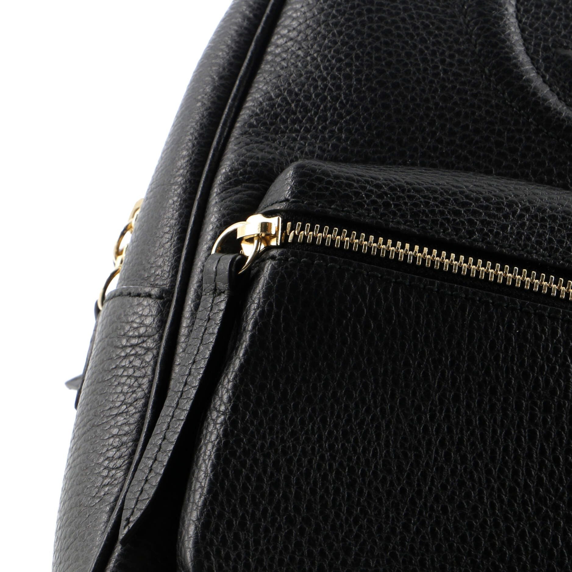Gucci Soho Chain Backpack Leather