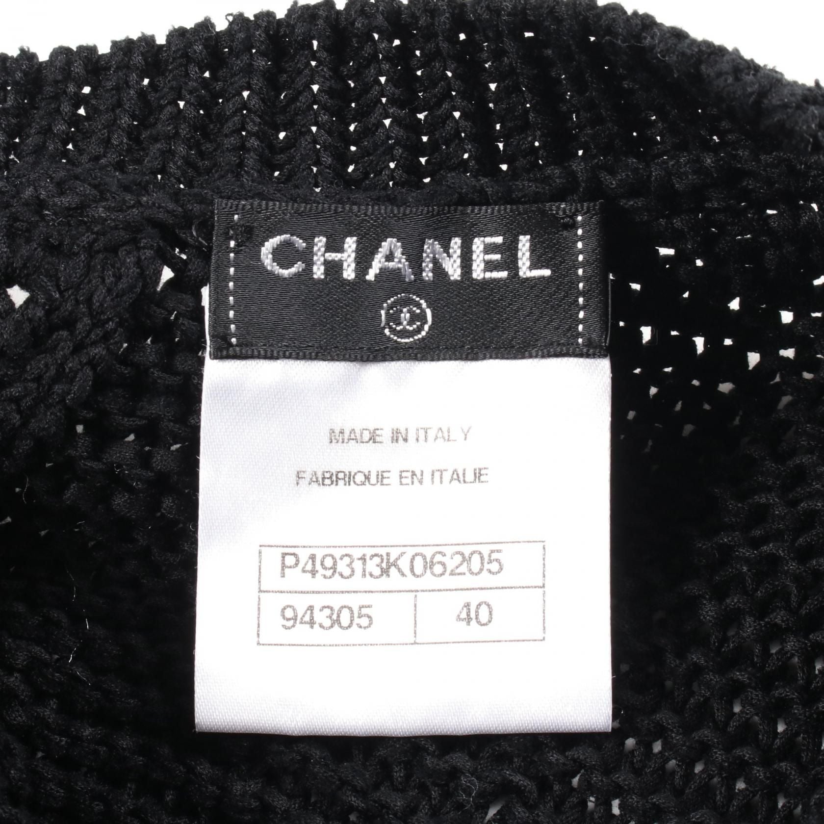 Chanel Black Dress Cotton P 49313k 06205