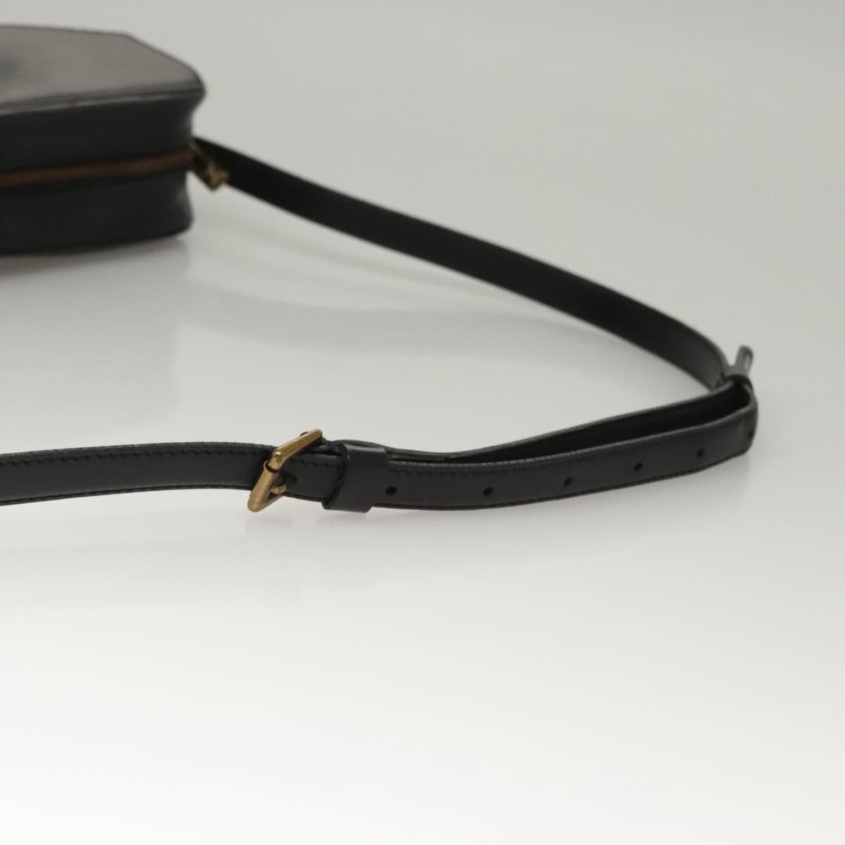 Louis Vuitton Epi Jeune Fille Mm Shoulder Bag Black M 52152 Lv Auth