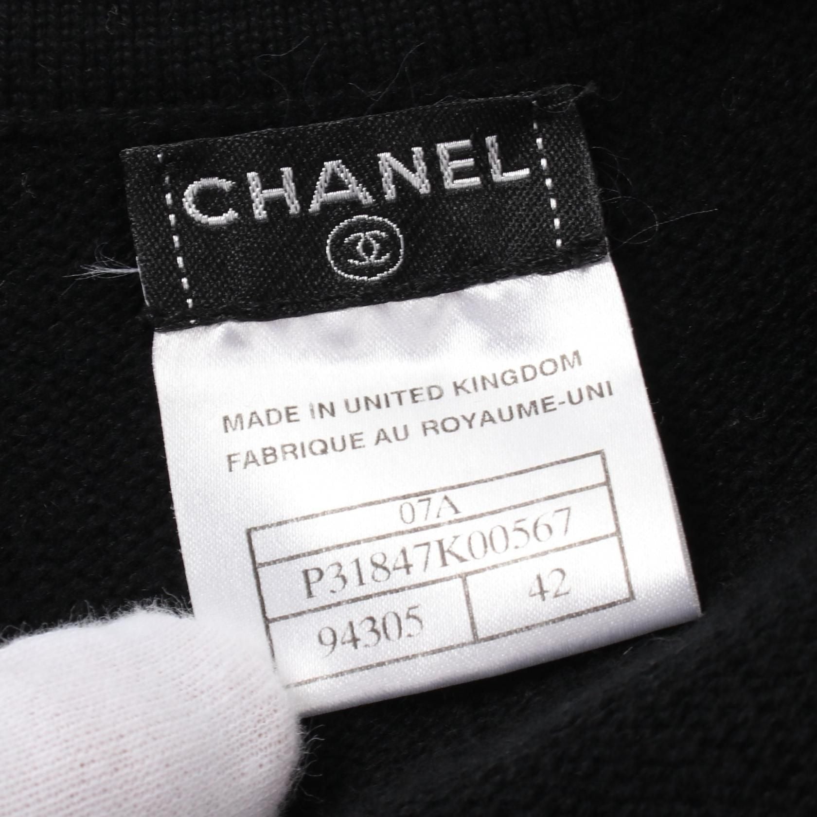 Chanel Black Dress Other Cashmere P 31847