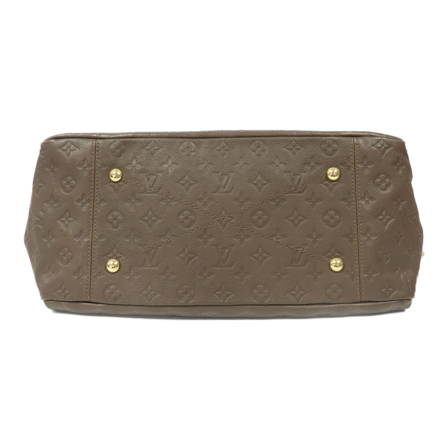 Louis Vuitton Cowhide Leather Artsy Mm Gold Shoulder Back Bag Color Brown Shoulder Bag M 94325