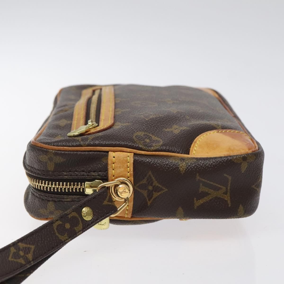 Louis Vuitton Monogram Marly Dragonne Gm Clutch Bag M 51825 Lv Auth