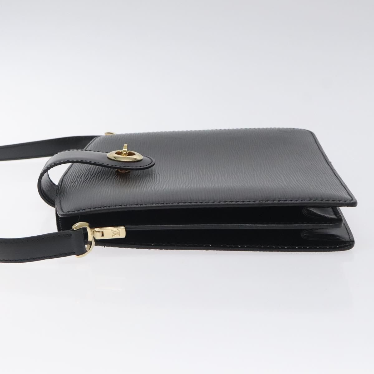 Louis Vuitton Epi Capuchin Shoulder Bag Black M 52342 Lv Auth