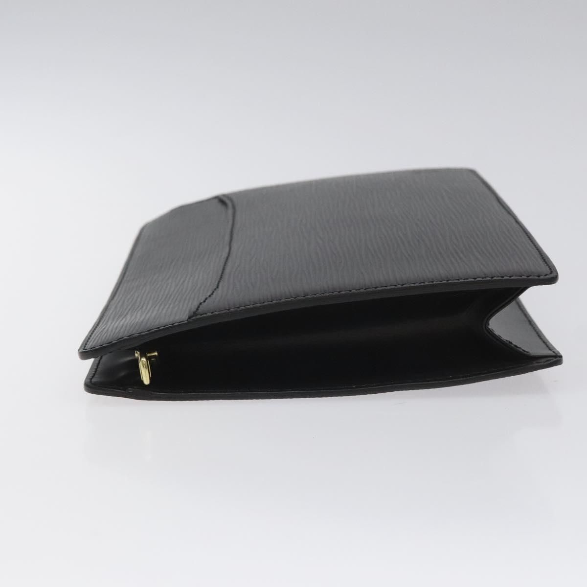 Louis Vuitton Epi Pochette Homme Clutch Bag Black Noir M 52522 Lv Auth
