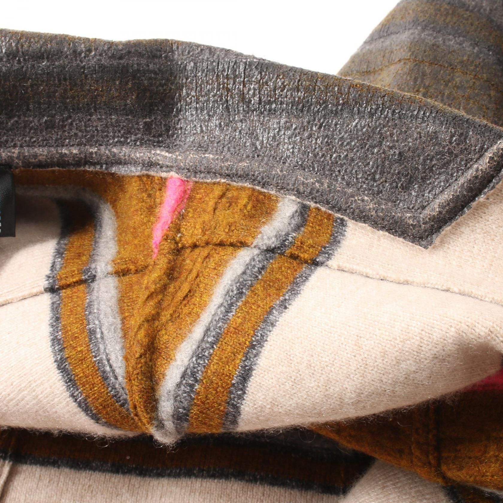 Chanel Brown Multicolor Coated Aged Knit Other Jackets Cashmere P 49663k 06254