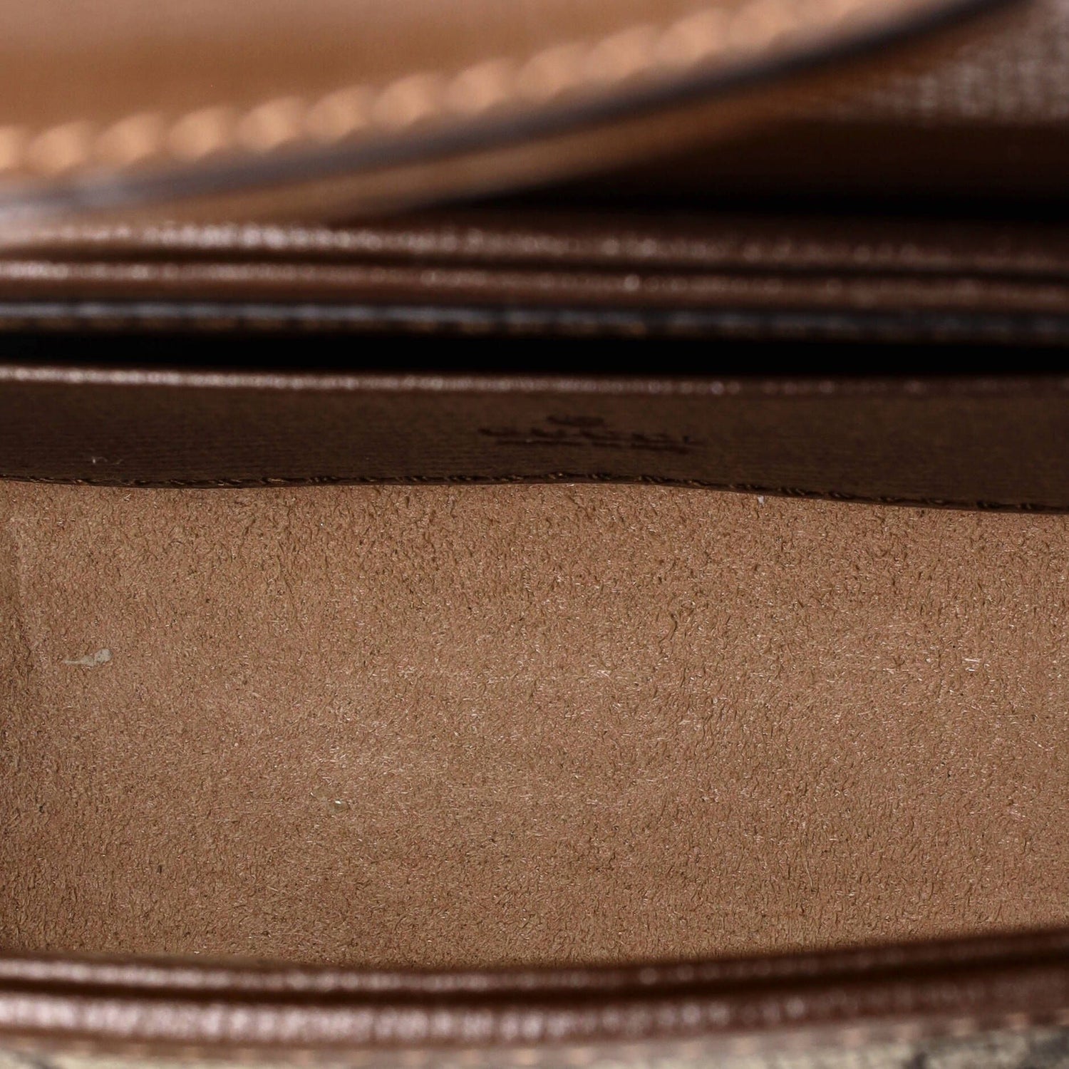 Gucci Horsebit 1955 Flap Wallet With Strap Gg Coated Canvas