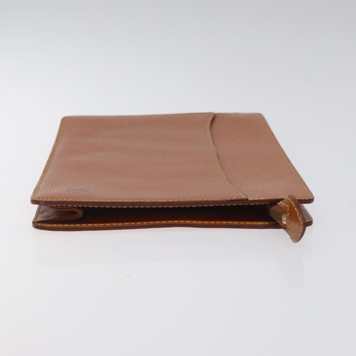 Louis Vuitton Epi Pochette Homme Clutch Bag Zipangu Gold M 52528 Lv Auth