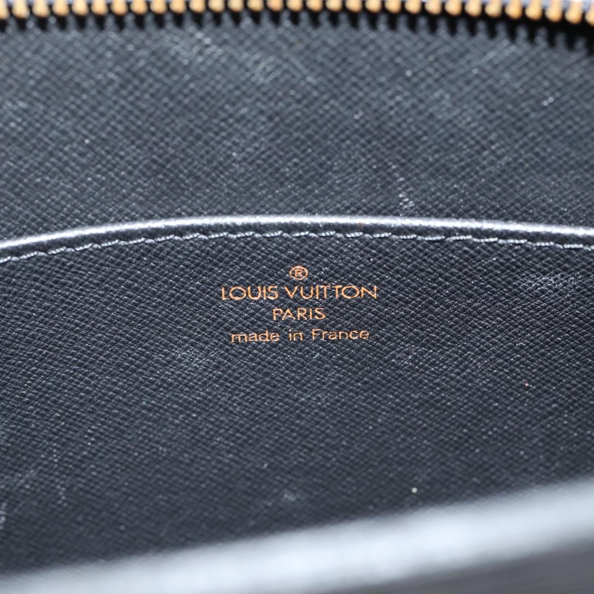 Louis Vuitton Epi Pochette Homme Clutch Bag Black M 52522 Lv Auth
