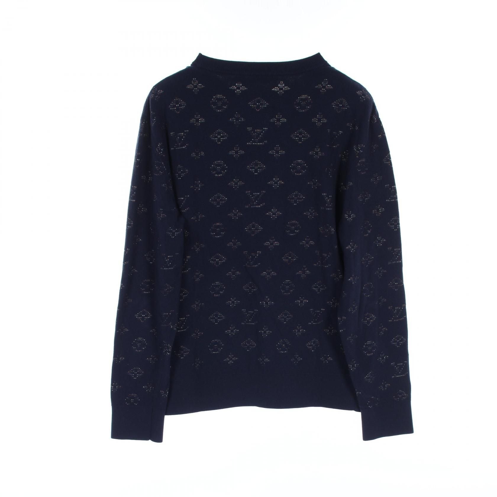 Louis Vuitton Drop Needle Monogram Navy Knit Rm 202q Tbv Hin 44w