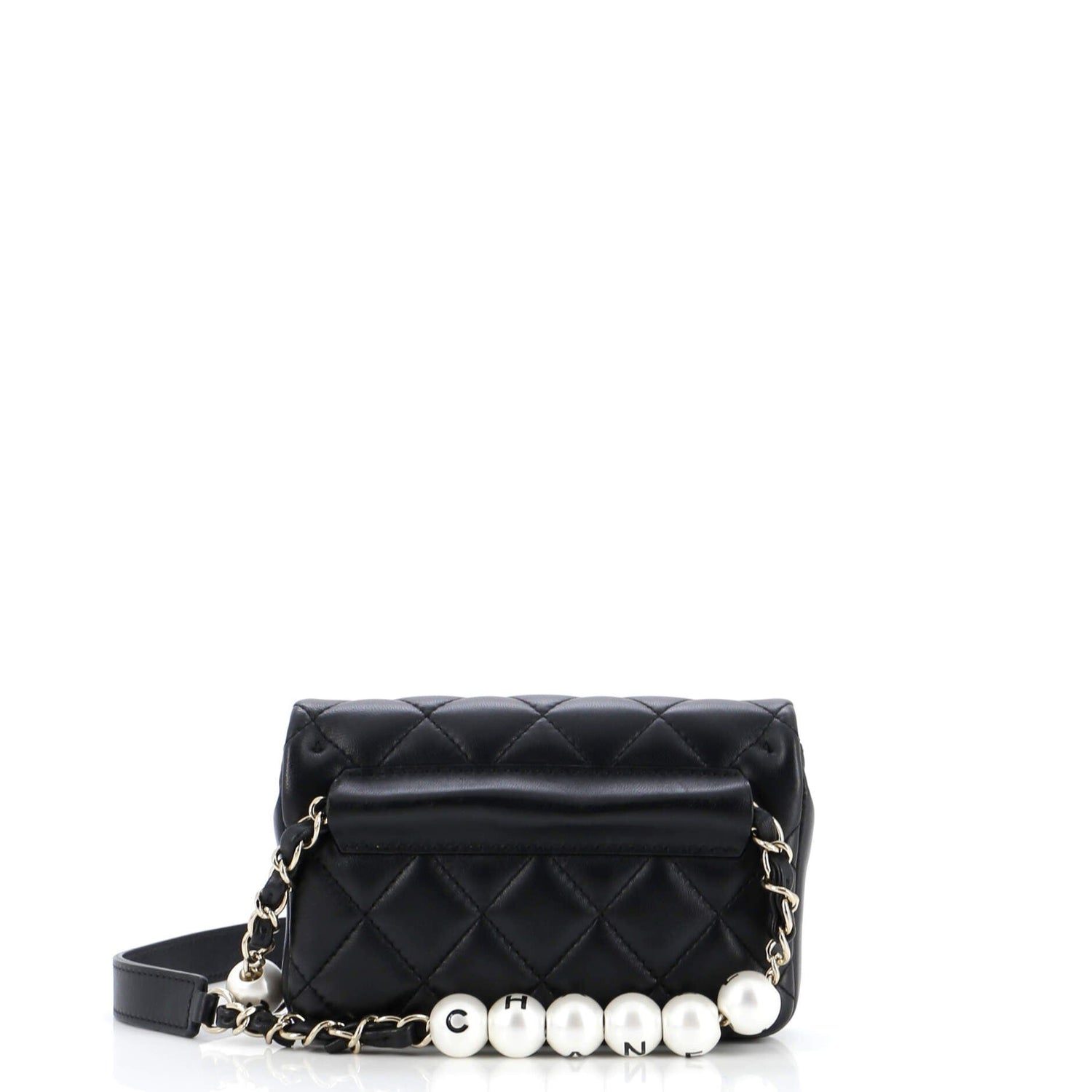 Chanel My Precious Pearls Waist Bag Quilted Lambskin Mini