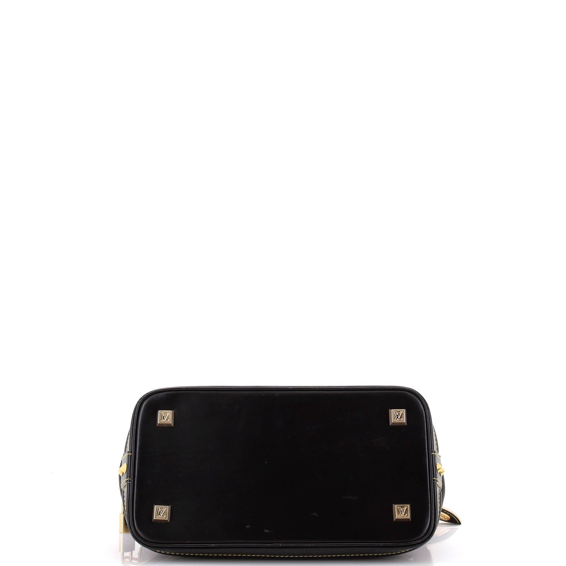 Louis Vuitton Suhali Lockit Handbag Leather Pm