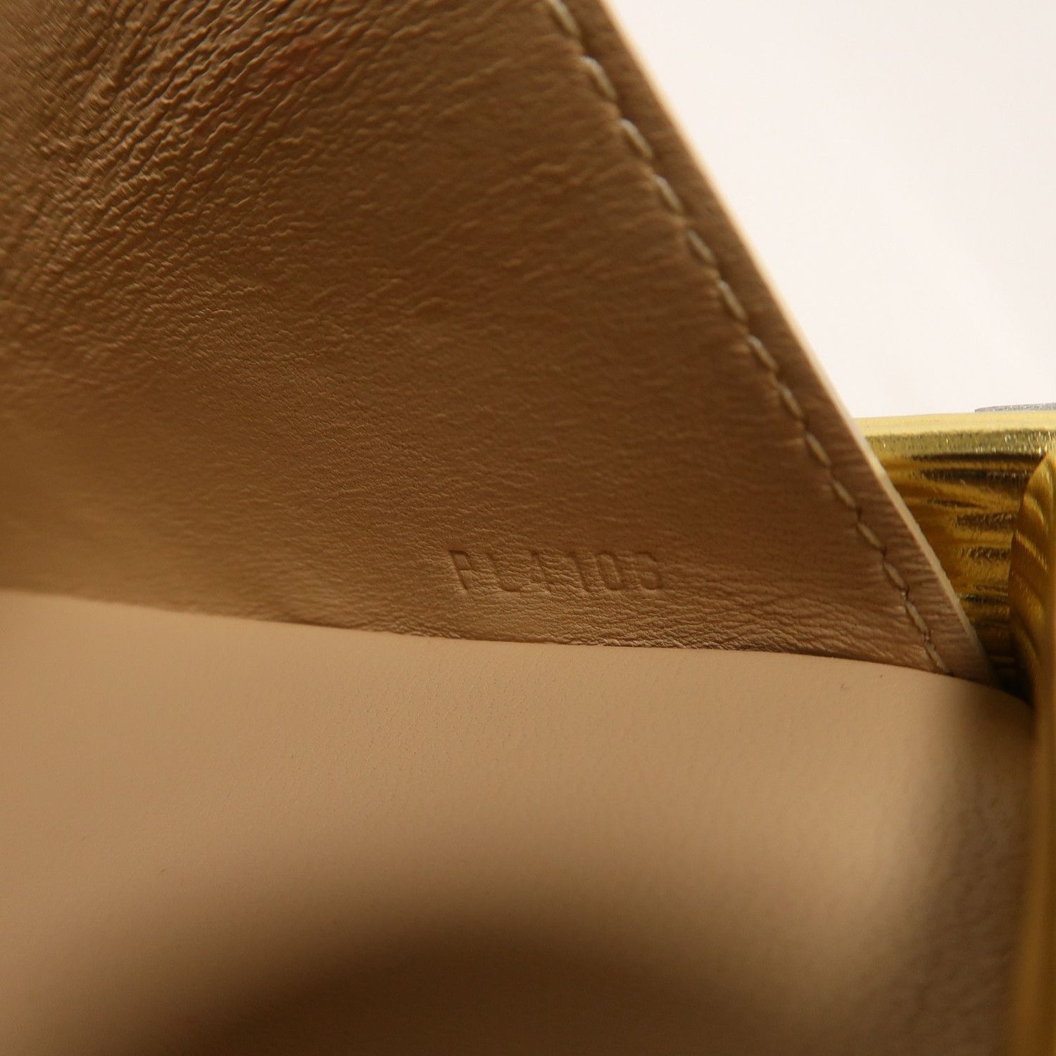 Louis Vuitton Epi/kinpu Petite Malle Kinpaku/ginpaku Shoulder Back Bag Golden Gold Shoulder Bag M 50017