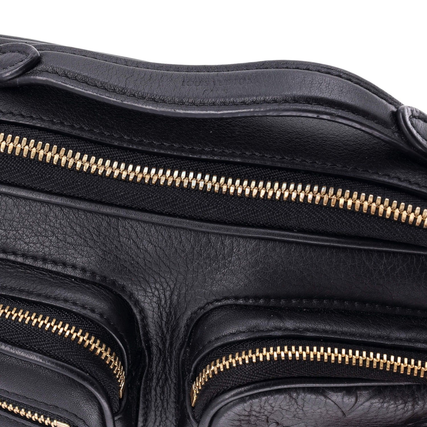 Louis Vuitton Utility Crossbody Bag Calfskin With Embossed Monogram Detail