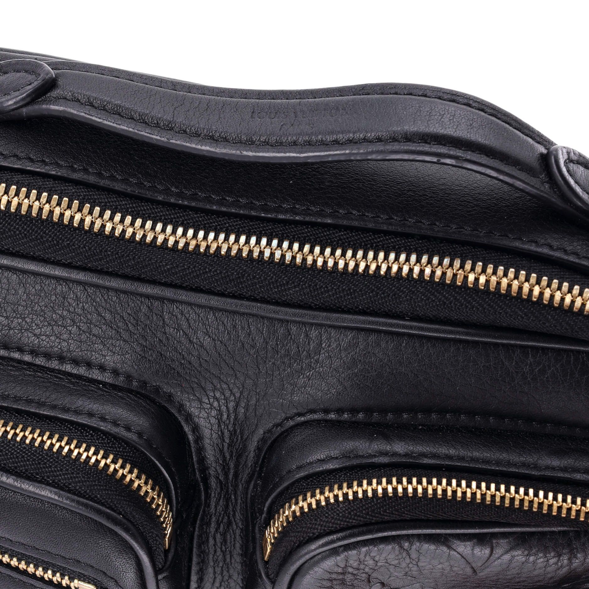 Louis Vuitton Utility Crossbody Bag Calfskin With Embossed Monogram Detail