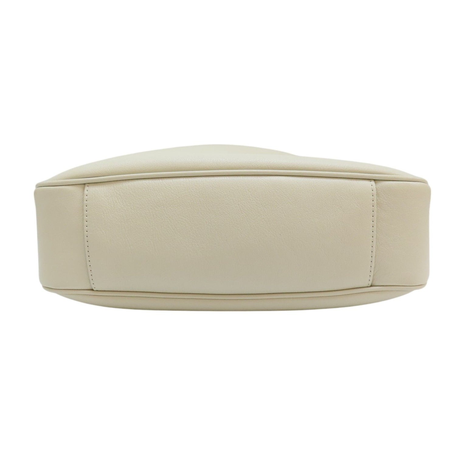 Gucci Diana Medium Bamboo Shoulder Handbag White Leather 746124