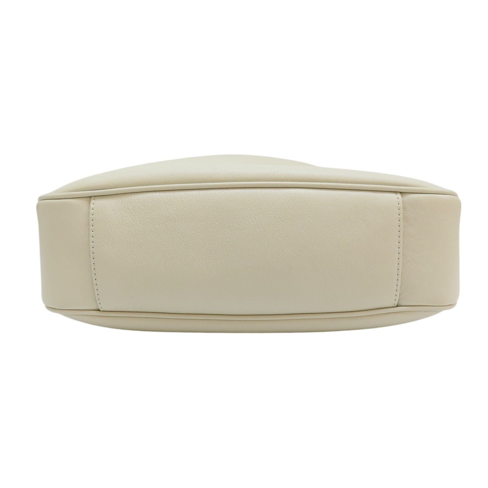 Gucci Diana Medium Bamboo Shoulder Handbag White Leather 746124