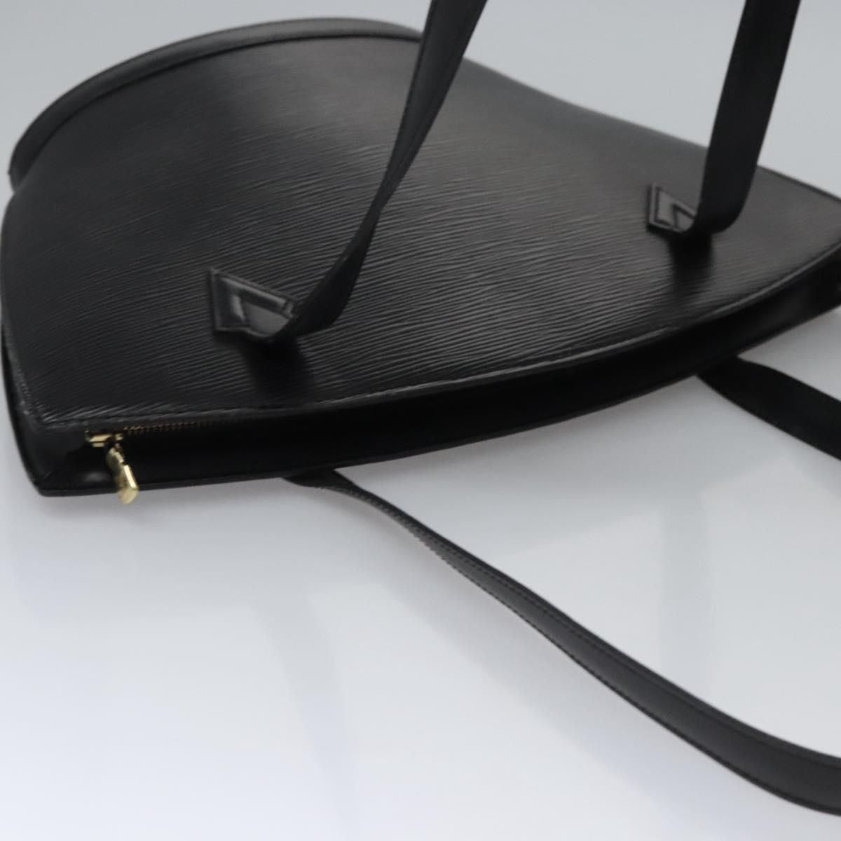 Louis Vuitton Epi Saint Jacques Powanie Long Bag Black M 52332 Lv Auth