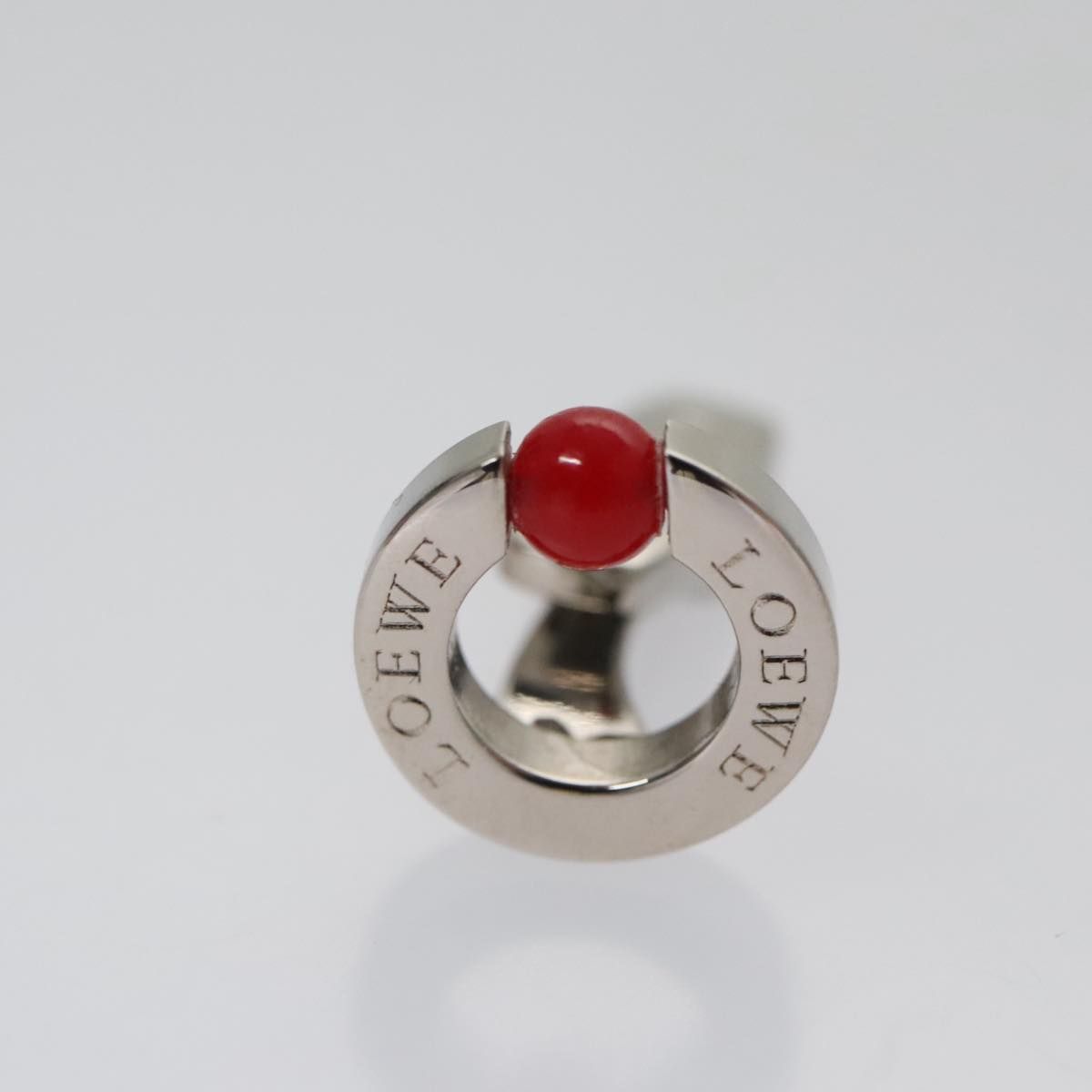 Loewe Cuffs Metal Silver Tone Auth