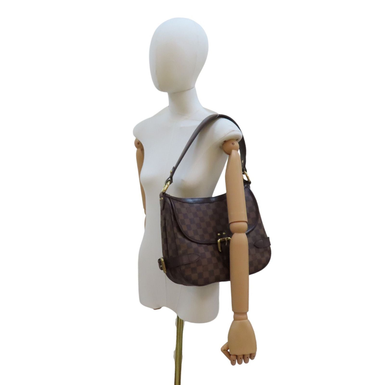 Louis Vuitton Highbury Shoulder Bag Damier Ebene Brown N 51200