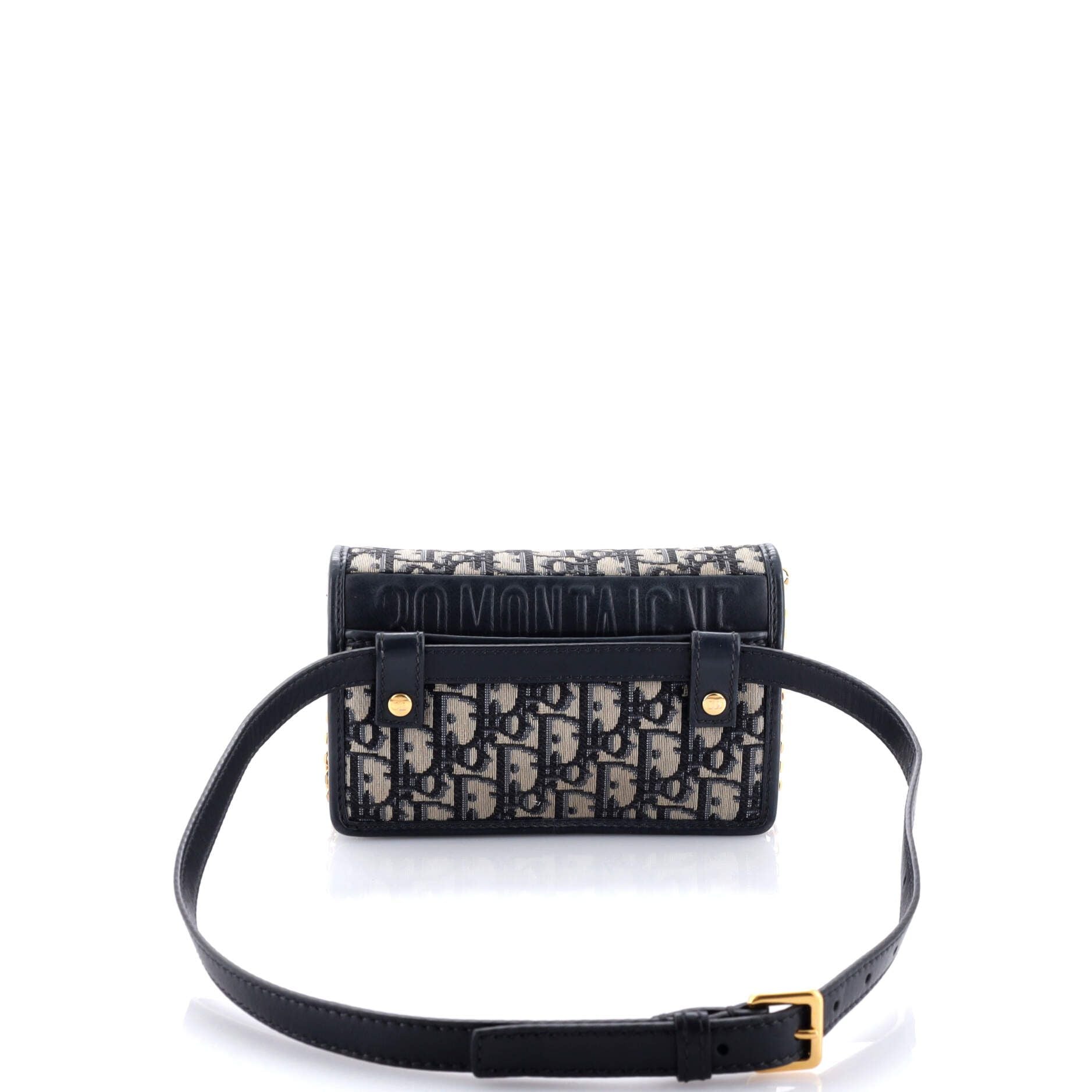 Christian Dior 30 Montaigne 2-In-1 Pouch Oblique Canvas