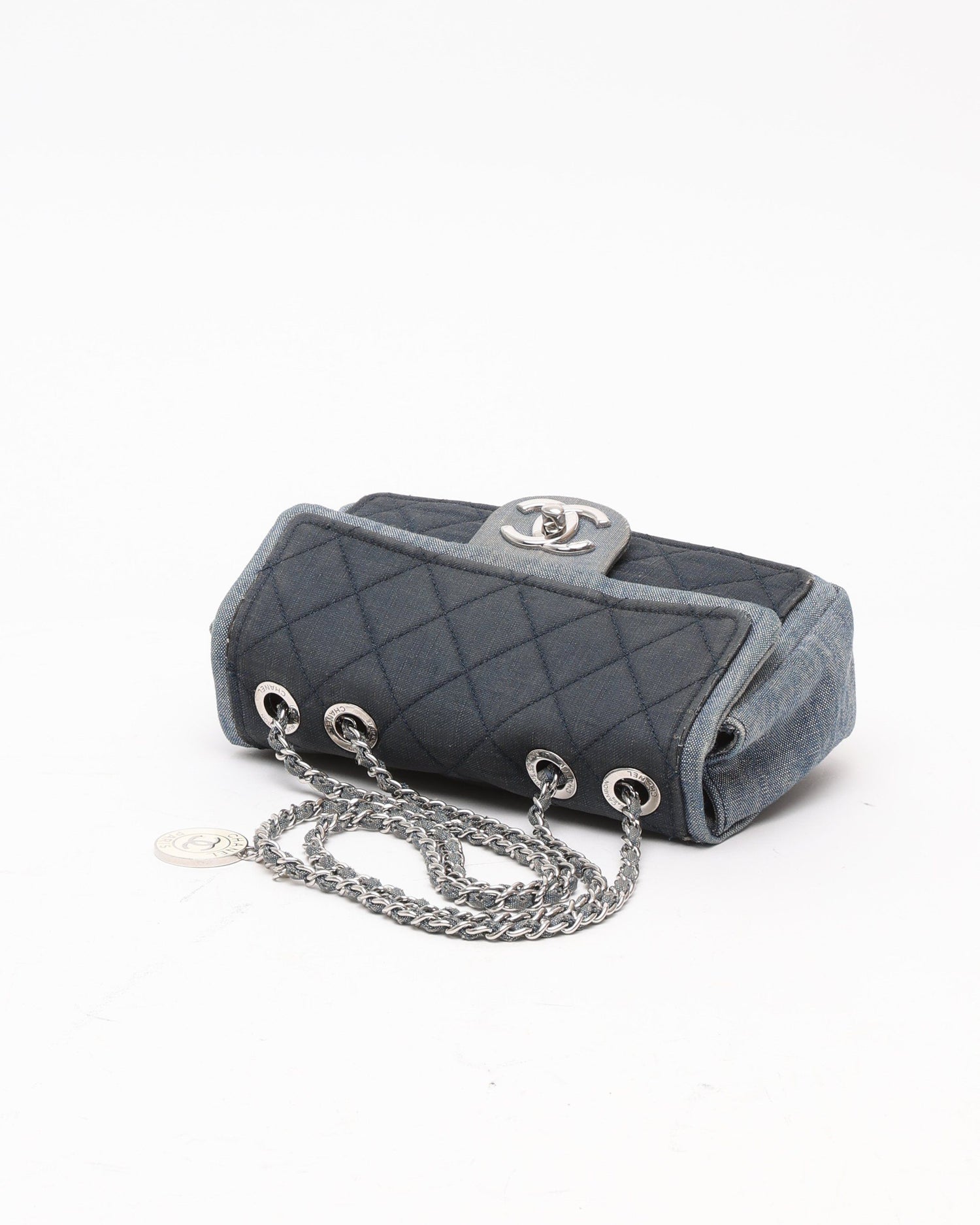 Chanel Small Classic Denim Medallion Flap Bag