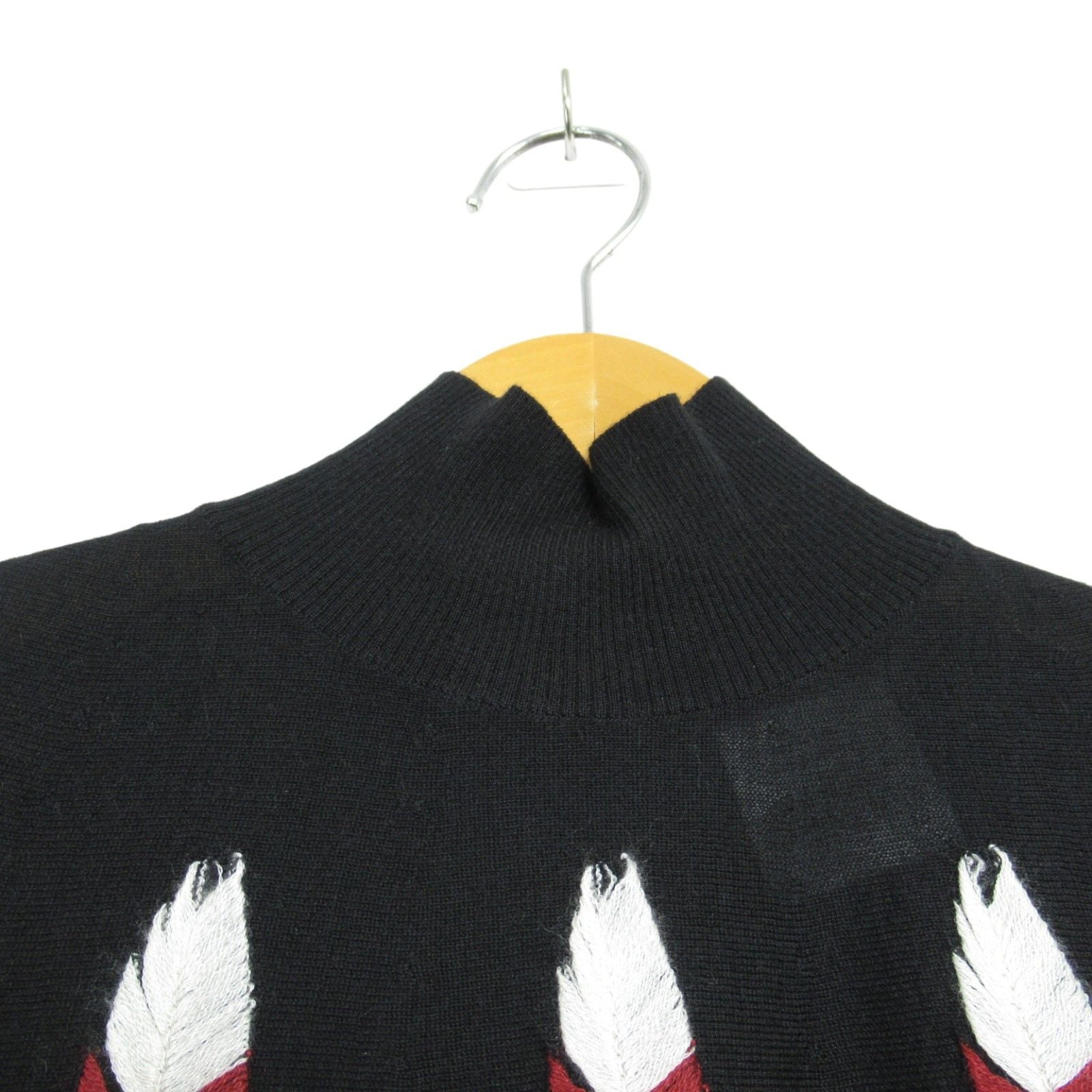 Chanel Knitwear Sweater Black Cashmere Silk 36