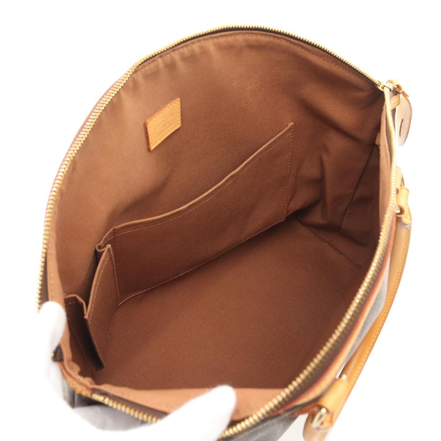 Louis Vuitton Lockit Horizontal Tote Bag M 40104 Monogram Canvas Brown Lv