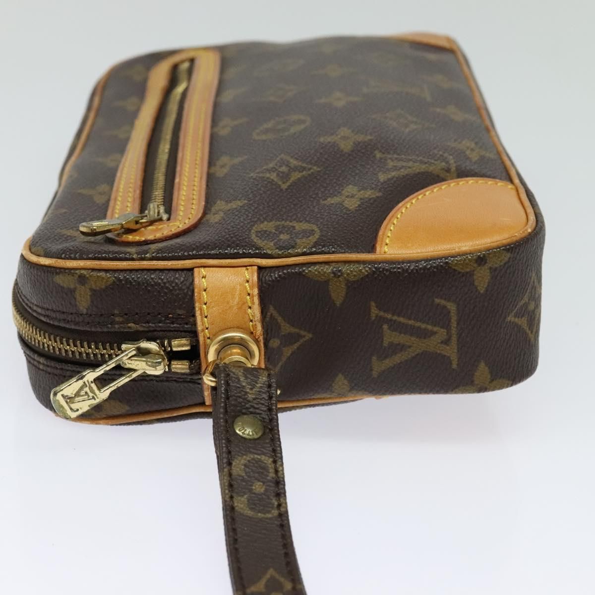 Louis Vuitton Monogram Marly Dragonne Gm Clutch Bag M 51825 Lv Auth