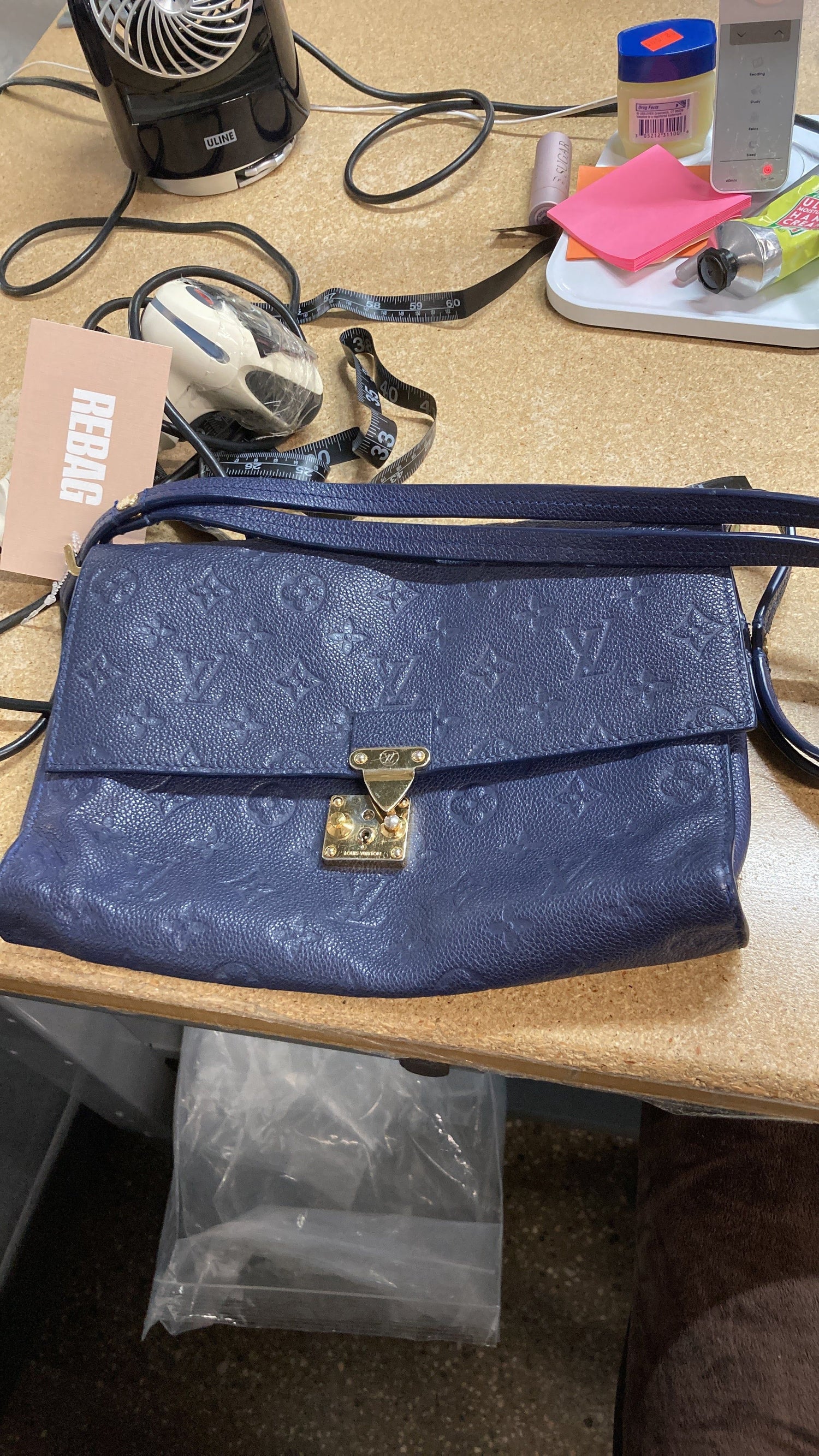 Louis Vuitton Fascinante Handbag Monogram Empreinte Leather