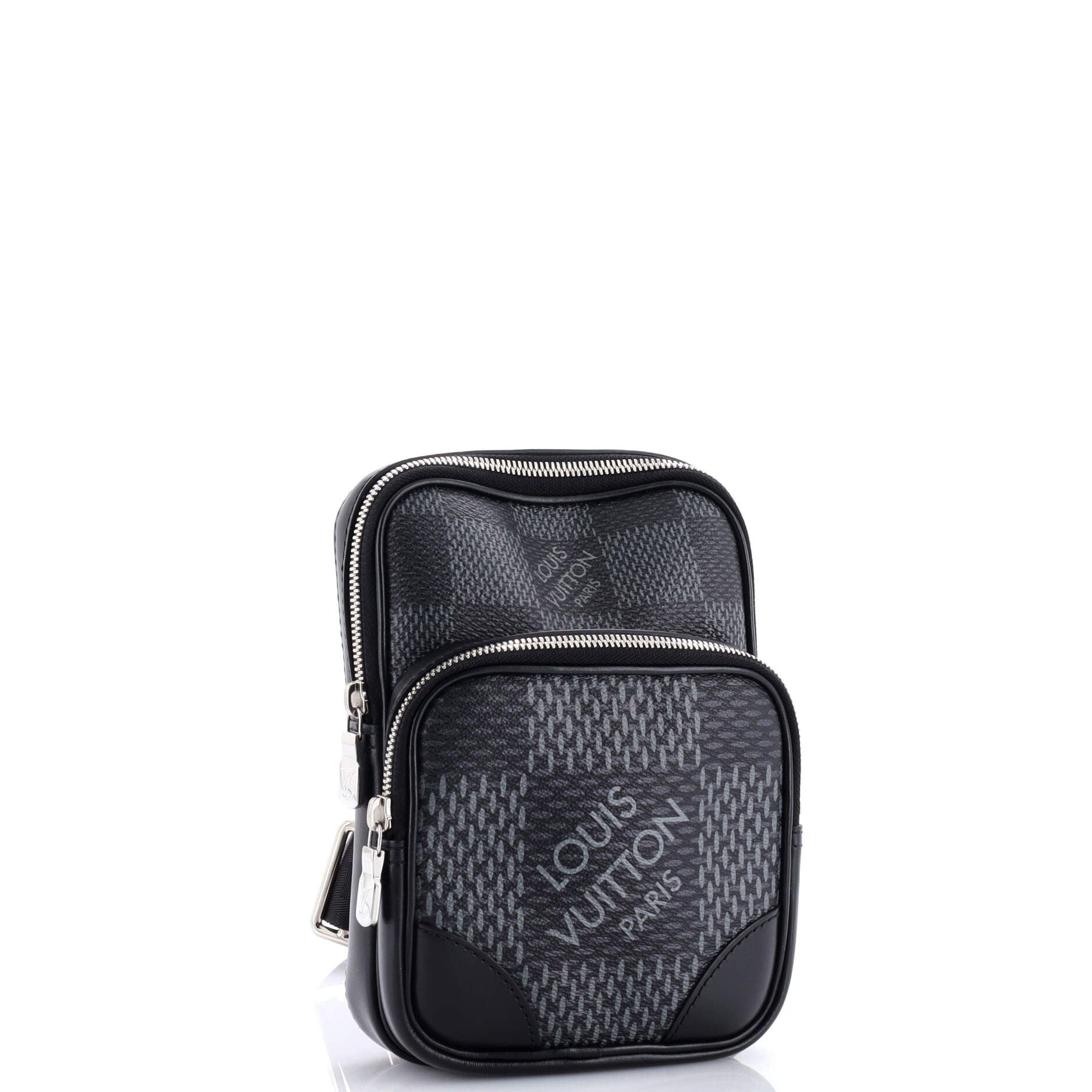 Louis Vuitton Amazone Sling Bag Limited Edition Damier Graphite 3D
