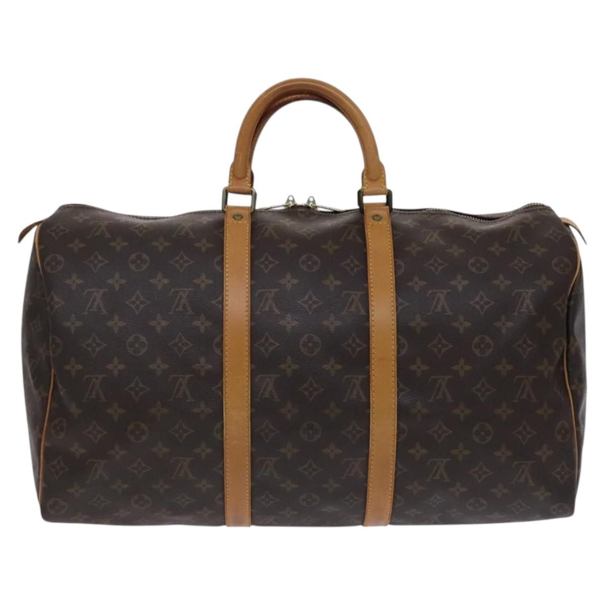Louis Vuitton Monogram Keepall 50 Boston Bag M 41426 Lv Auth