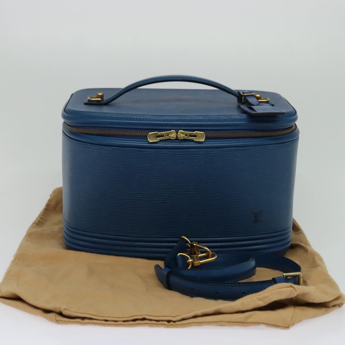 Louis Vuitton Epi Nice Hand Bag 2way Toledo Blue M 48015 Lv Auth