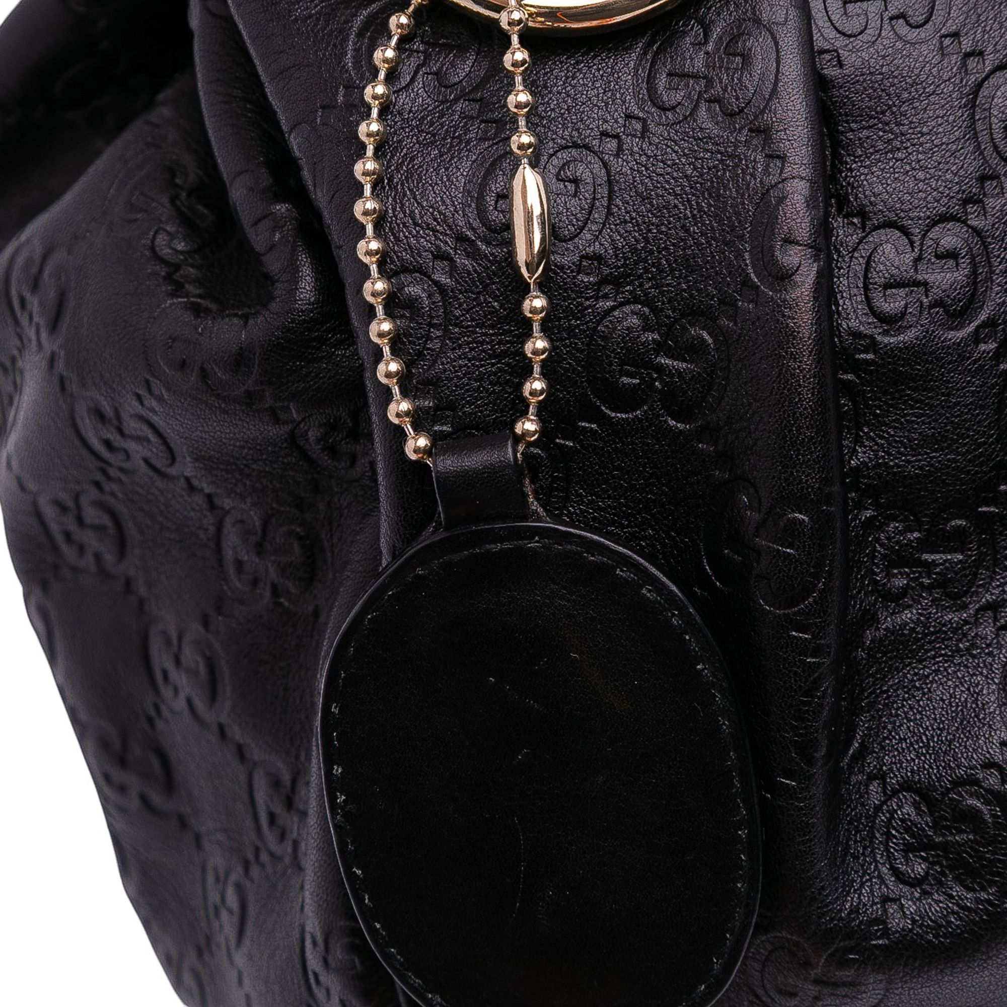 Gucci Medium Guccissima Sukey Tote Black