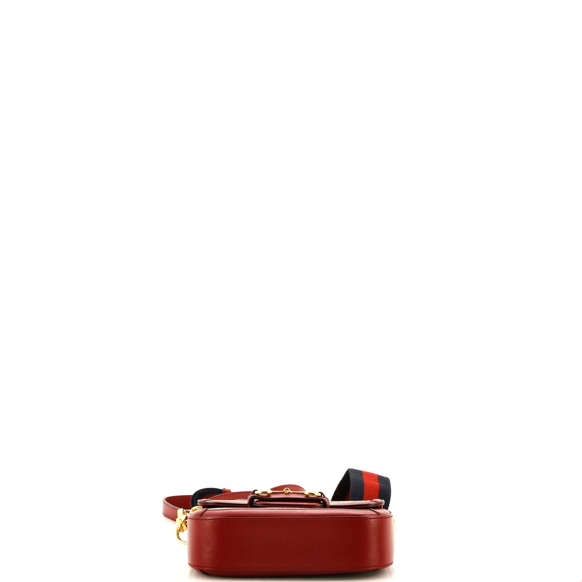 Gucci Horsebit 1955 Shoulder Bag Gg Coated Canvas Mini