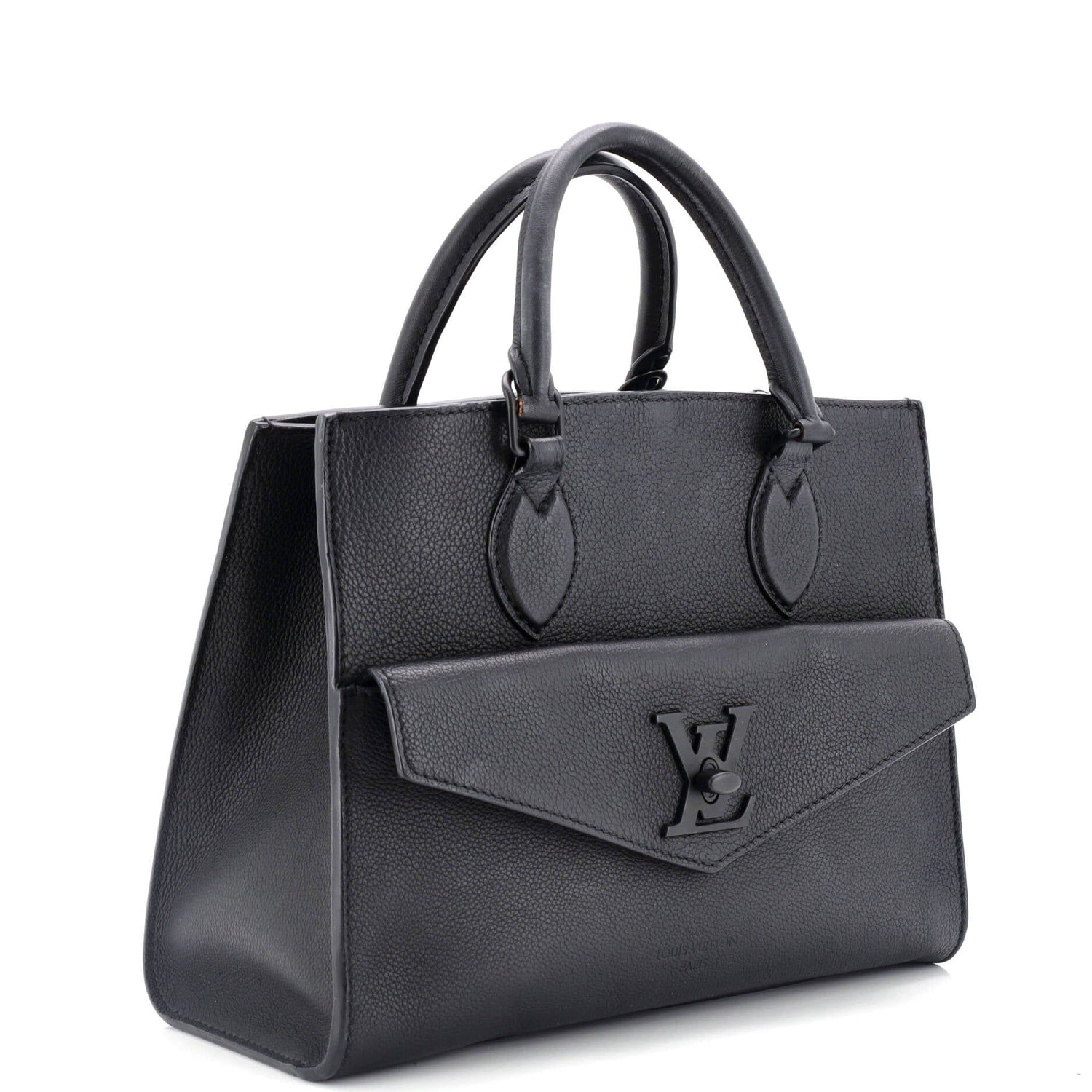 Louis Vuitton Lockme Monochrome Tote Leather Pm
