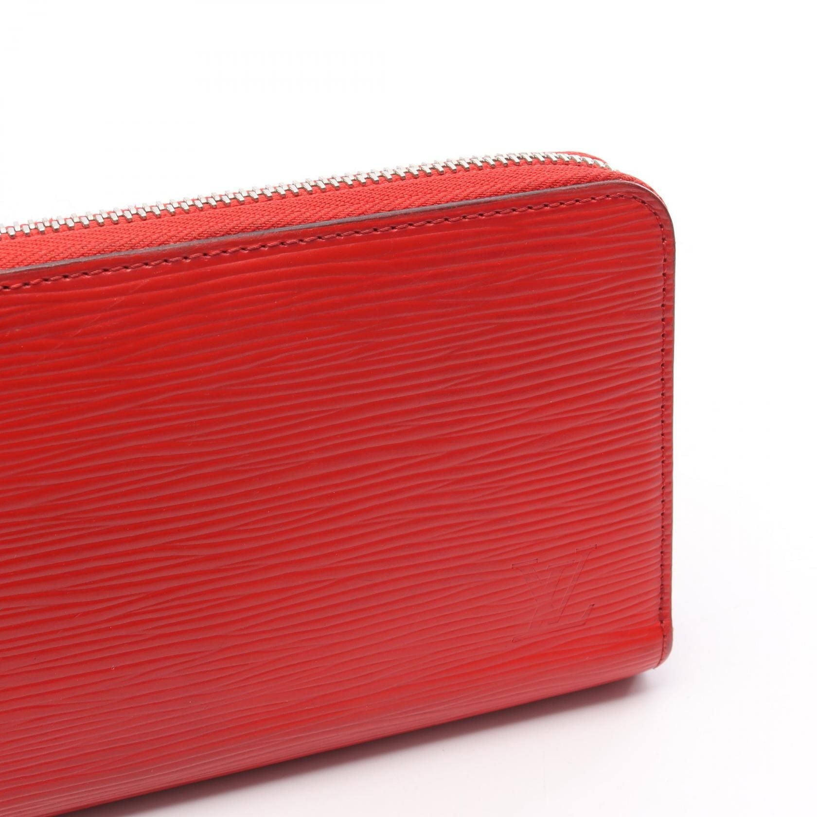Louis Vuitton Zippy Wallet Coquelicot Red Around Long Wallet M 61859