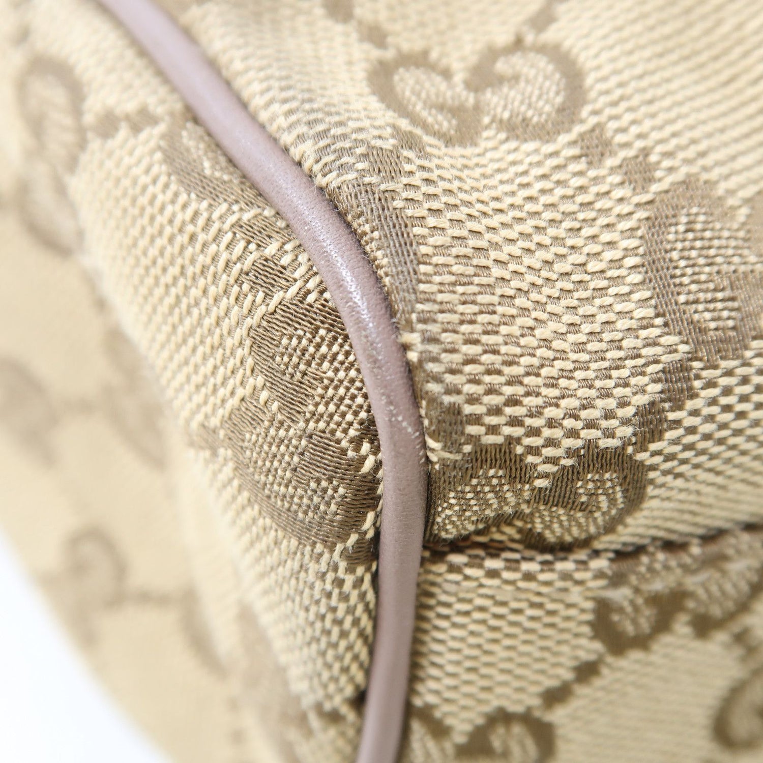 Gucci Canvas Sukey Tote Gold Hand-turned Bag Palm Color Handbag Brown Brown Gg Canvas 211944