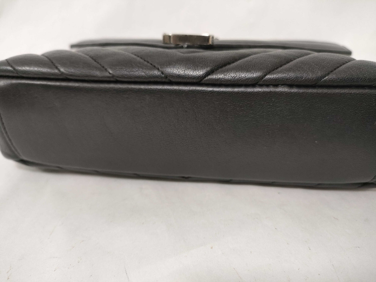 Yves Saint Laurent Medium College Bag, Sheepskin Matelasse