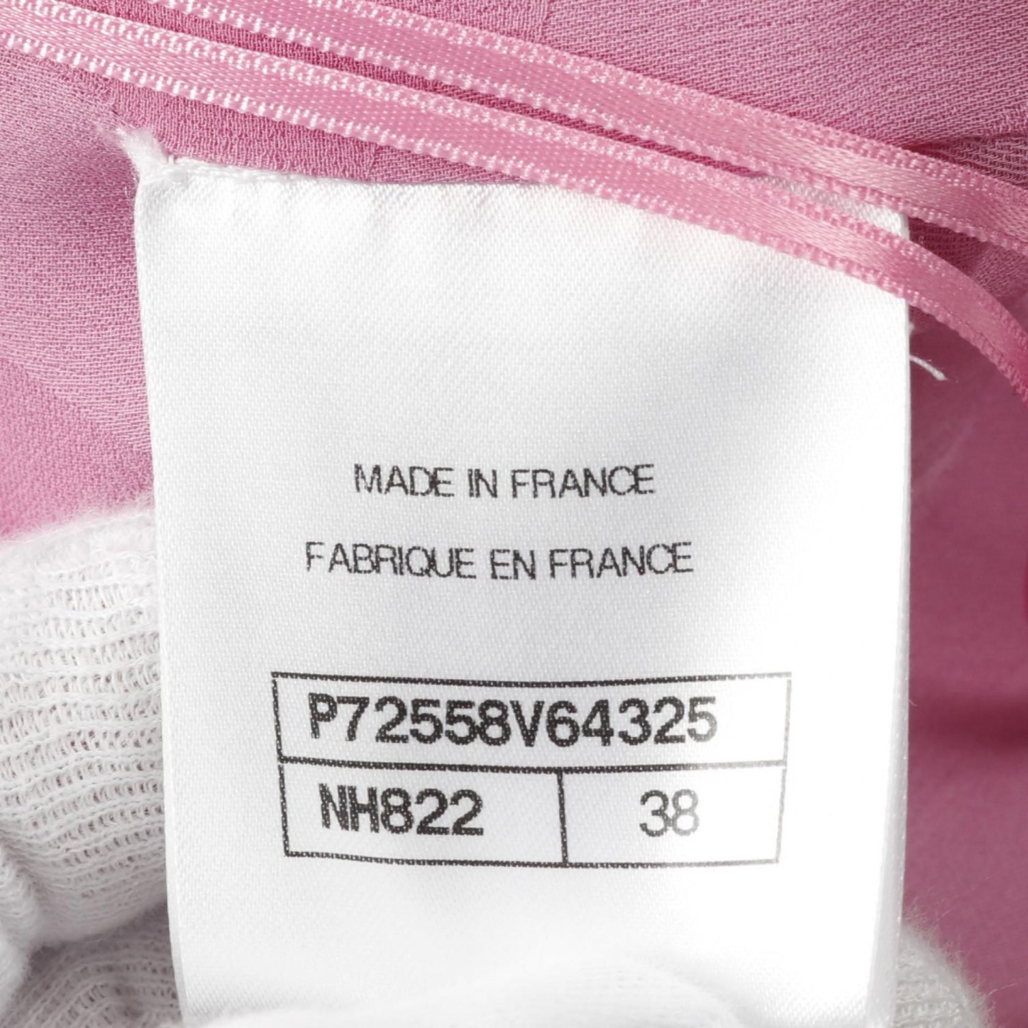 Chanel Pink Dress Cotton P 72558