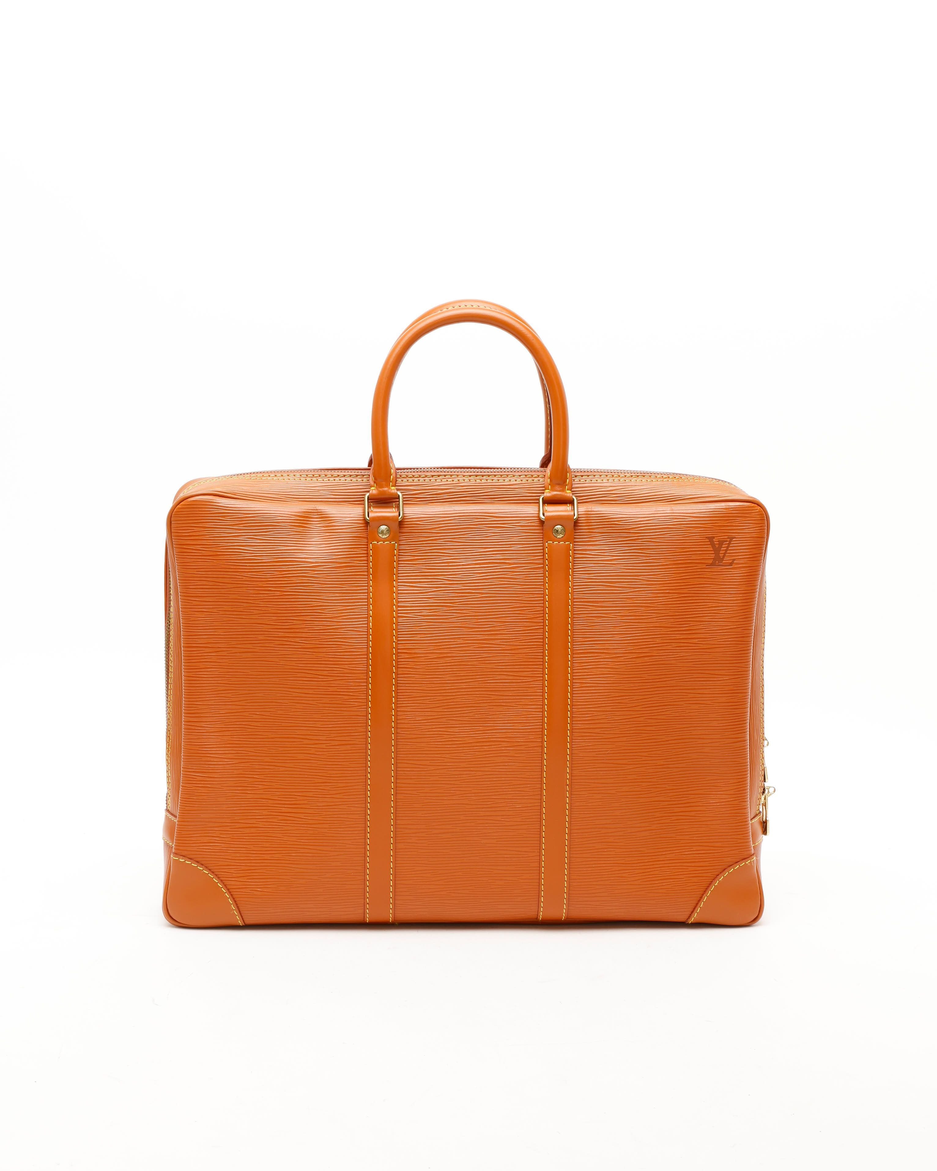 Louis Vuitton Epi Porte Documents Voyage Bag