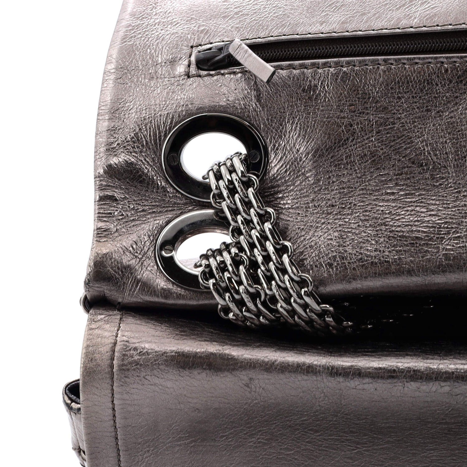 Chanel Reissue 2.55 Flap Bag Quilted Metallic Aged Calfskin 227