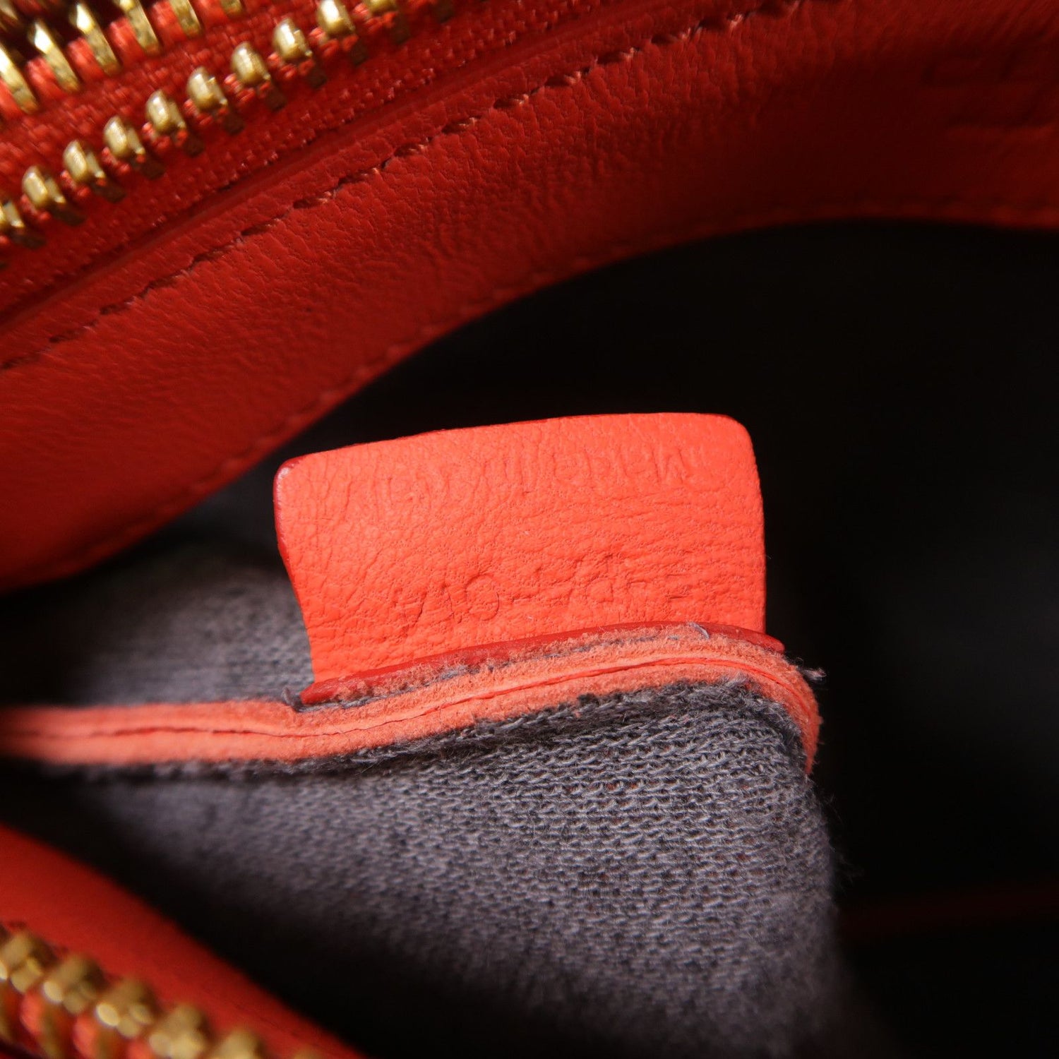 Celine Sheepskin Leather Trio Shoulder Bag Red Lambskin (sheep Leather)