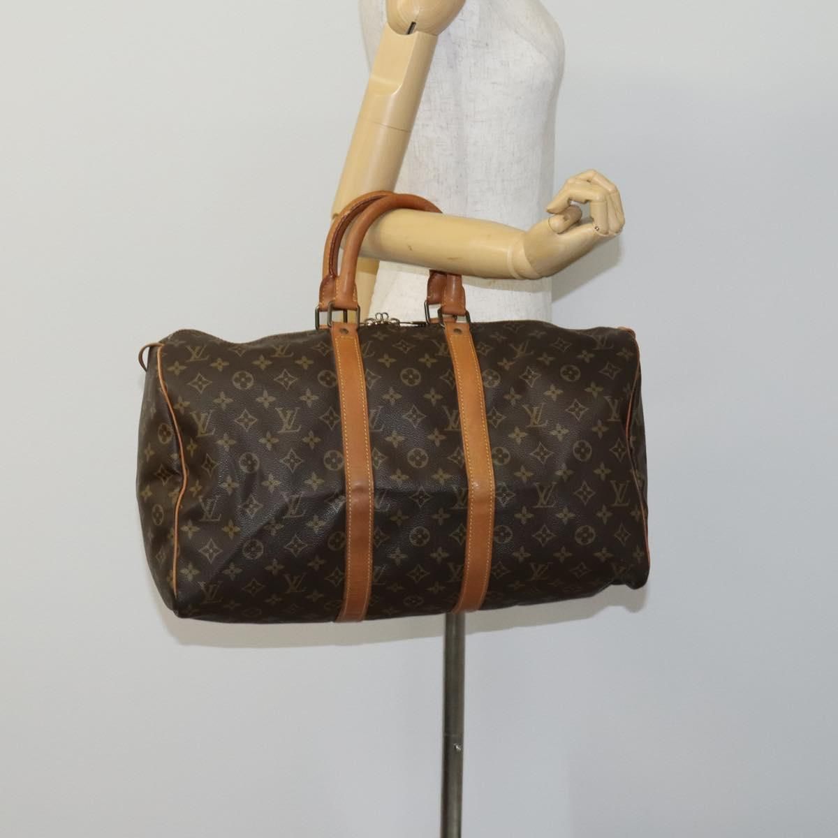Louis Vuitton Monogram Keepall 45 Boston Bag M 41428 Lv Auth