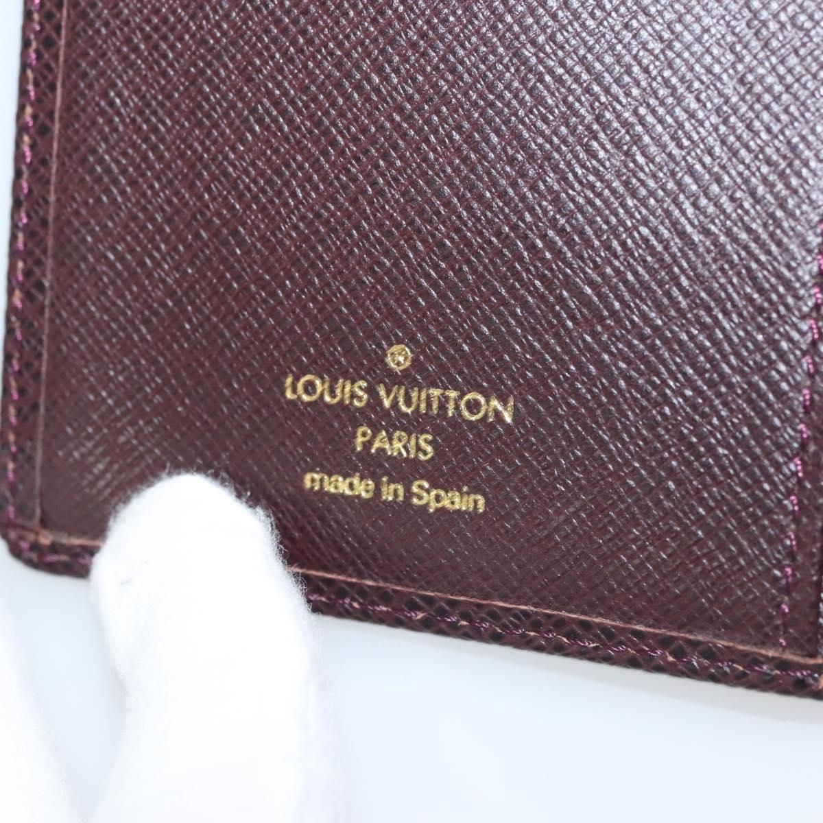 Louis Vuitton Taiga Agenda Posh Day Planner Cover Acajou R 20415 Lv Auth