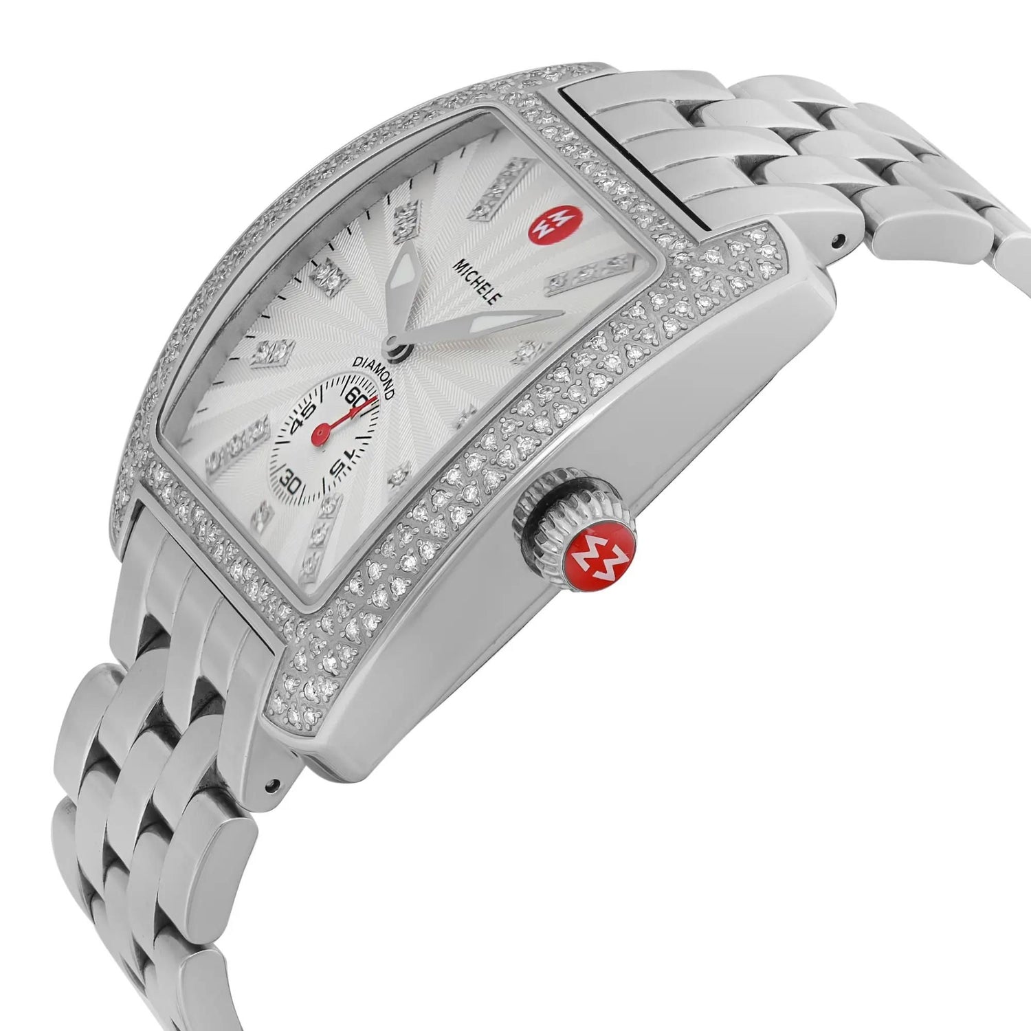 Michele Urban Diamond Silver Dial Quartz Ladies Watch MWW02T000001