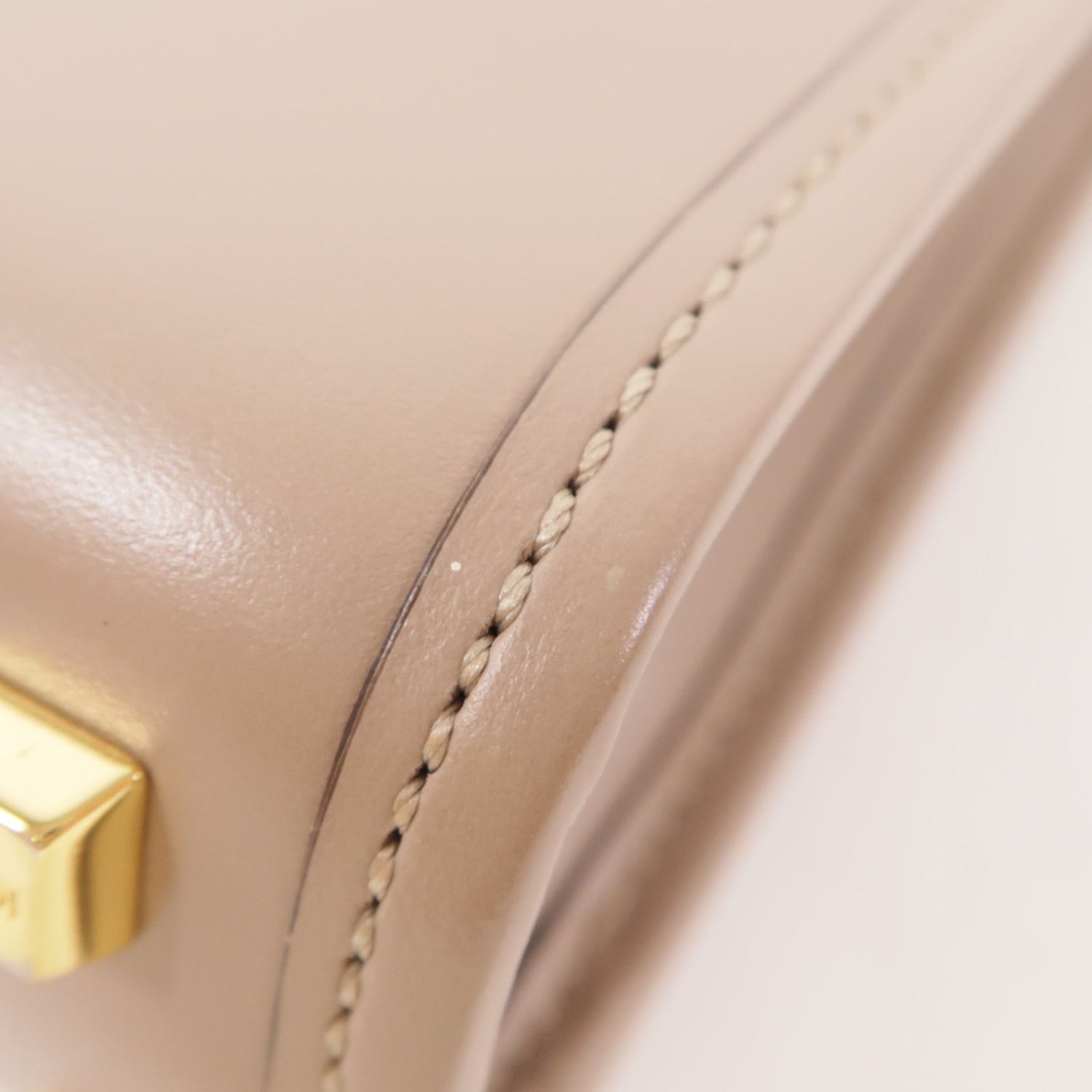 Fendi Cowhide Leather Mini Sunshine Shopper Hand-turned Shoulder Bag 2way Shoulder Bag Gray Grey Calfskin (cowhide) 8